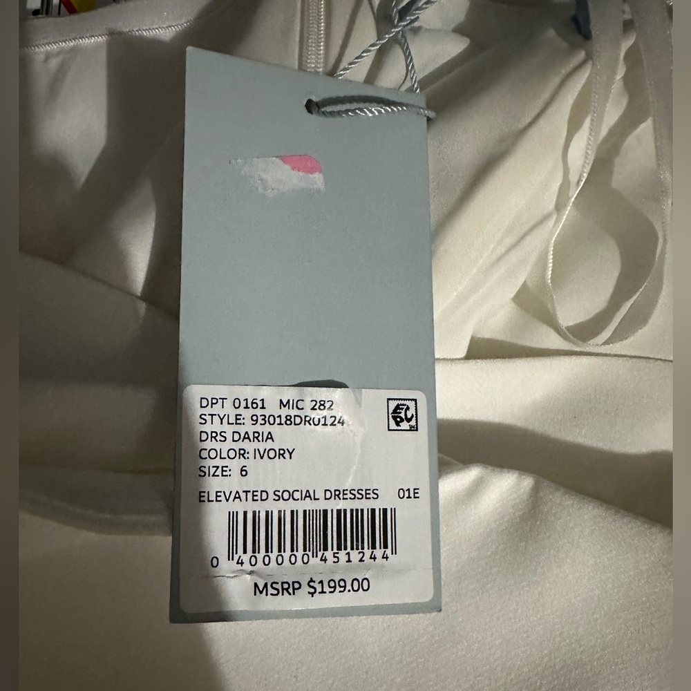 ANTONIO MELANI White Midi Slip Dress with Delicate Straps - Picture 11 of 13